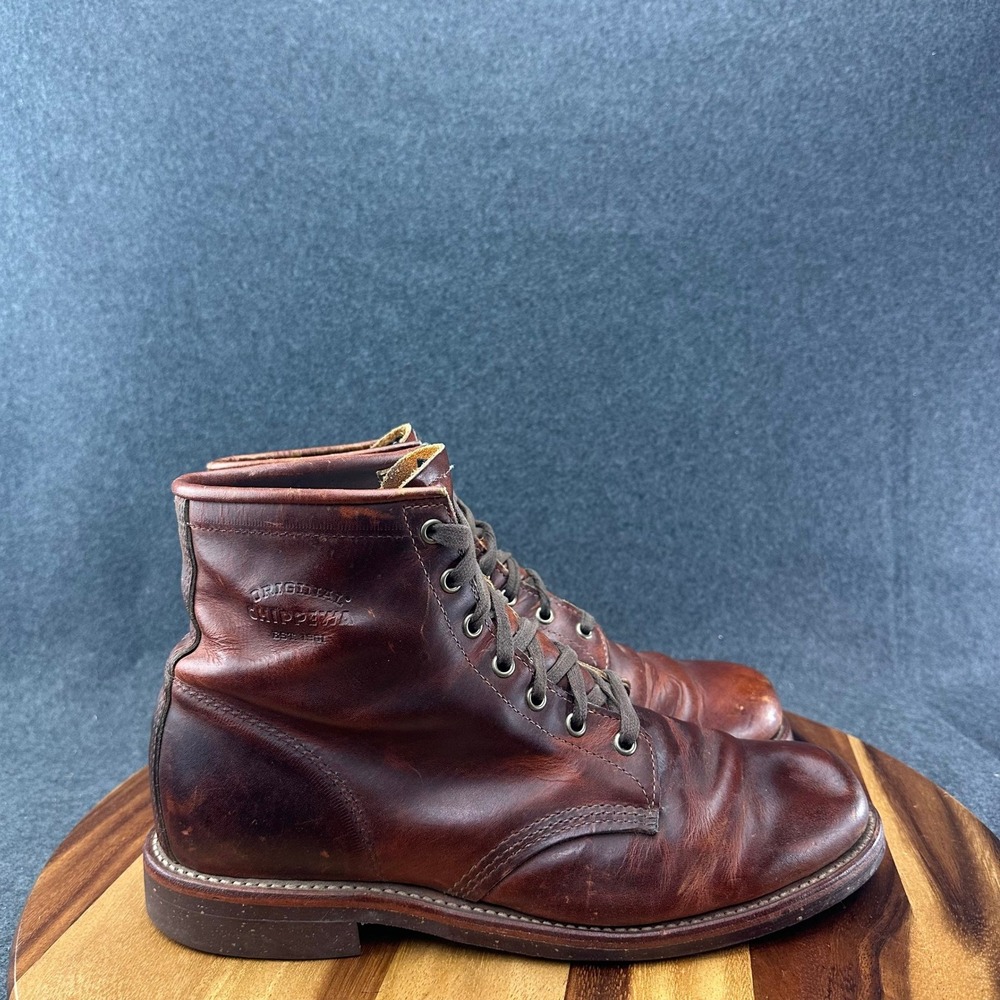 Chippewa Aldrich Utility Service Work Boot 6" Leather Tan Renegade 11.5D 1901M26